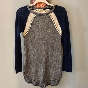 🌎REWIND Crochet Lace Back Waffle Top